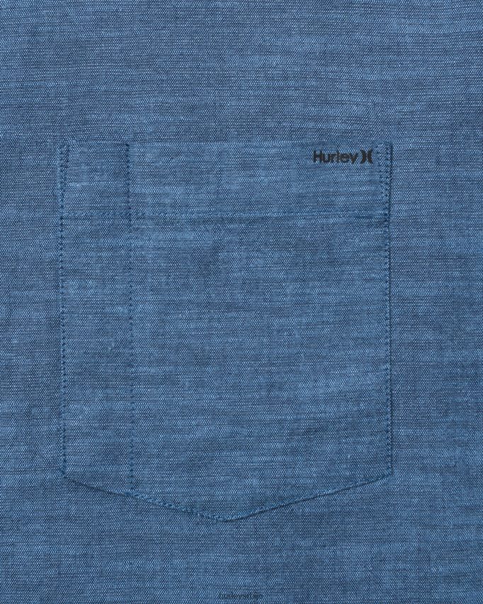 одећу ср Hurley мушкарци једна и једина растезљива кошуља кратких рукава опсидијан 46R660403