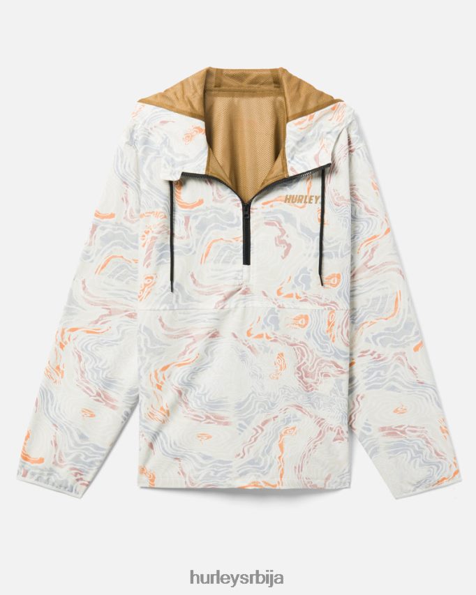 одећу ср Hurley мушкарци оффсхоре анорак ветровка једва кост 46R660407