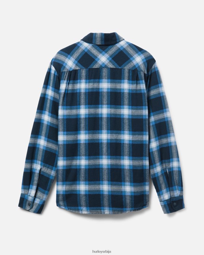 одећу ср Hurley мушкарци фланел обложен портланд шерпом оклопна морнарица 46R660410