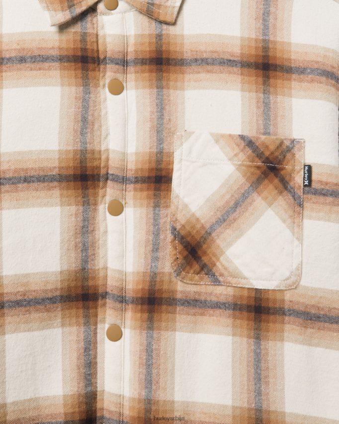 одећу ср Hurley мушкарци фланел обложен портланд шерпом једва кост 46R660411