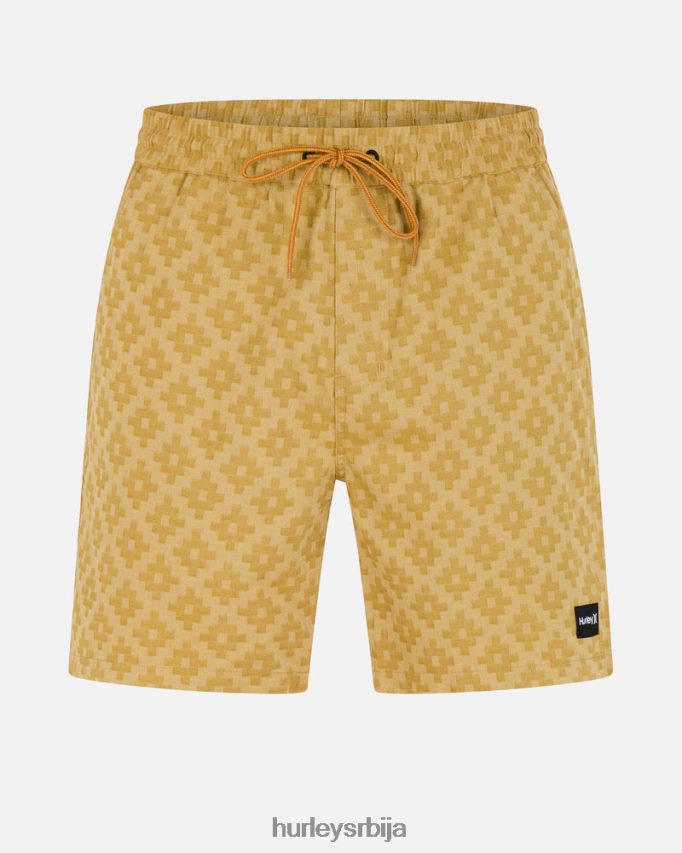 одећу ср Hurley мушкарци јакуард воллеи 18" гаћице прашњави чедар 46R660230