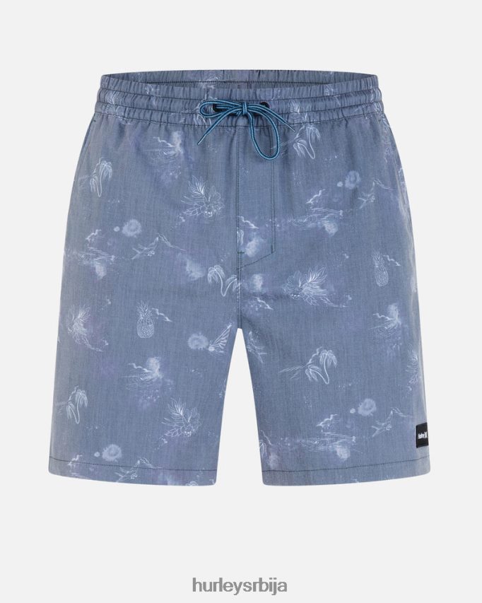 одећу ср Hurley мушкарци пхантом натуралс класични волеј шорц од 18 инча оклопна морнарица 46R660244