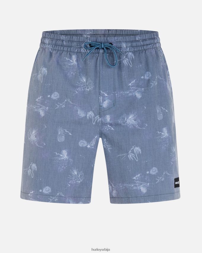 одећу ср Hurley мушкарци пхантом натуралс класични волеј шорц од 18 инча оклопна морнарица 46R660244