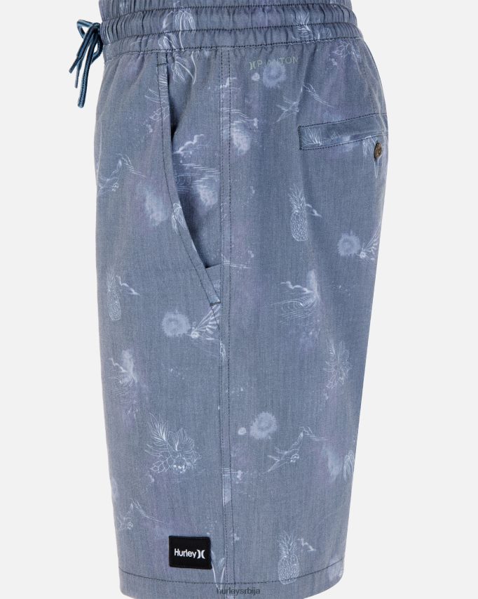 одећу ср Hurley мушкарци пхантом натуралс класични волеј шорц од 18 инча оклопна морнарица 46R660244