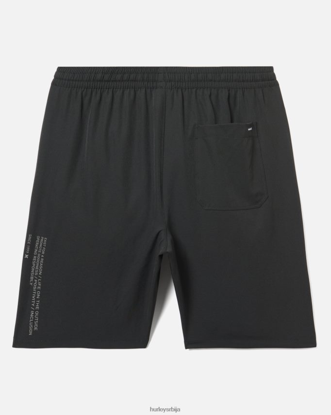 одећу ср Hurley мушкарци постоји лагани спорт кратки црн 46R660110