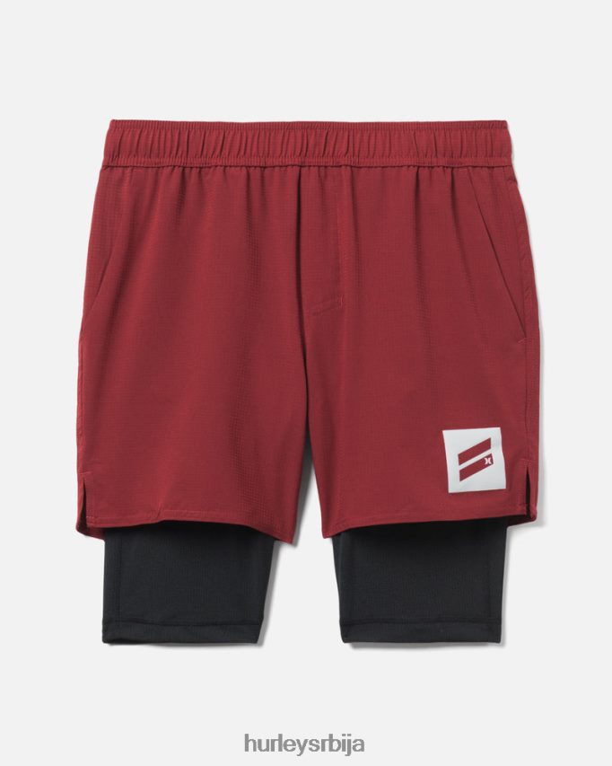 одећу ср Hurley мушкарци постоји обука за обуку кратко бордо 46R66040