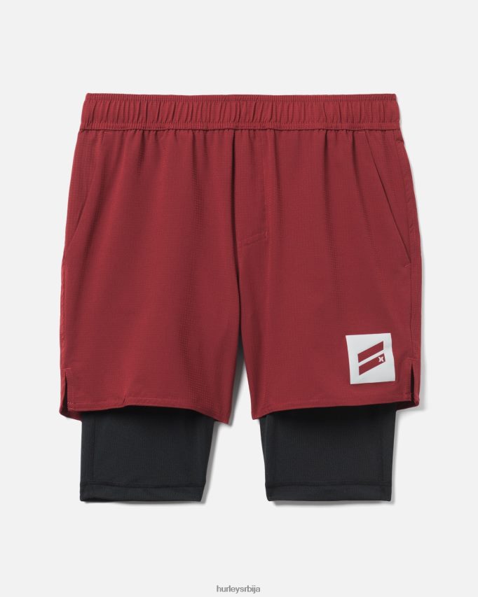 одећу ср Hurley мушкарци постоји обука за обуку кратко бордо 46R66040