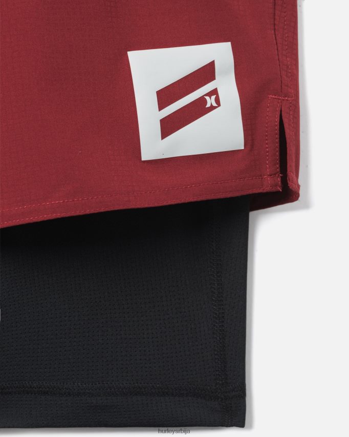 одећу ср Hurley мушкарци постоји обука за обуку кратко бордо 46R66040
