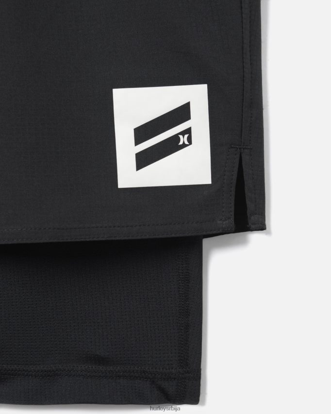 одећу ср Hurley мушкарци постоји обука за обуку кратко црн 46R66056