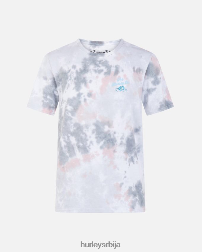одећу ср Hurley мушкарци мајица кратких рукава за свакодневну кравату платина 46R66010