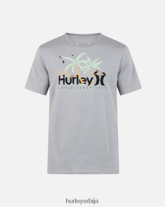 одећу ср Hurley мушкарци свакодневна мајица кратких рукава у џунгли честица 46R660109