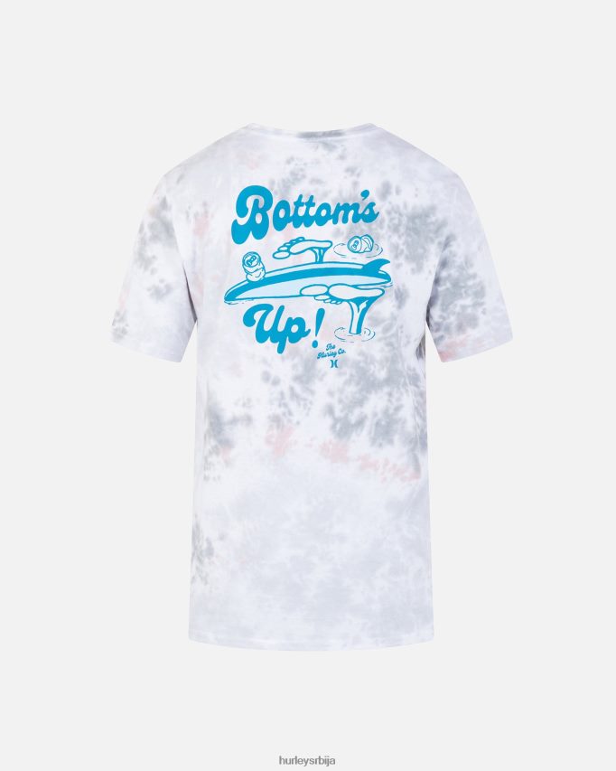 одећу ср Hurley мушкарци мајица кратких рукава за свакодневну кравату платина 46R66010