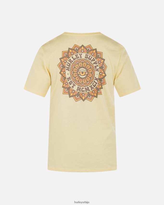 одећу ср Hurley мушкарци мајица кратких рукава са мандала за свакодневну употребу љуска од јајета 46R66017