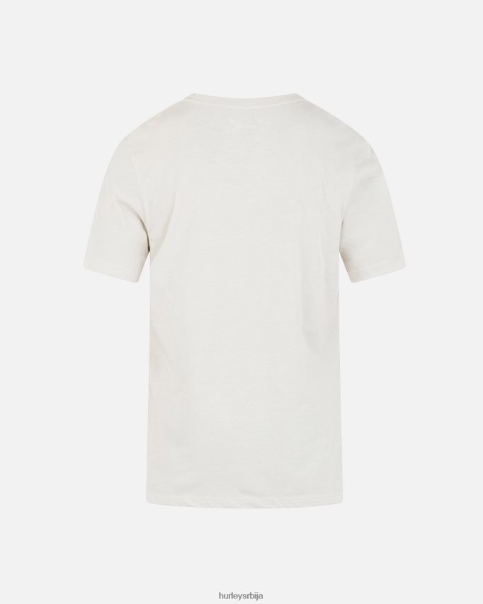 одећу ср Hurley мушкарци свакодневна мајица кратких рукава халфер градиент кост 46R66021