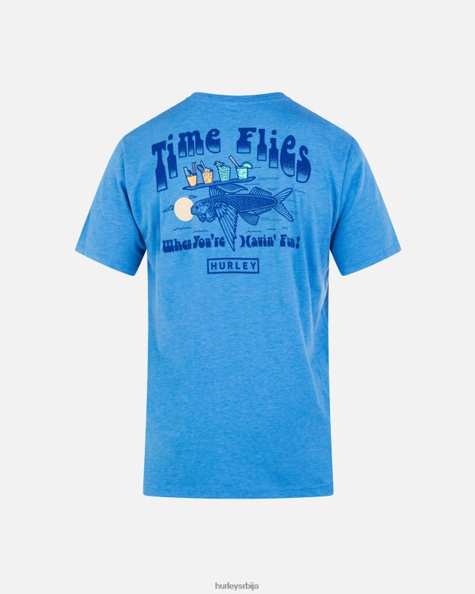 одећу ср Hurley мушкарци мајица кратких рукава за свакодневну забаву поглед на море 46R66024