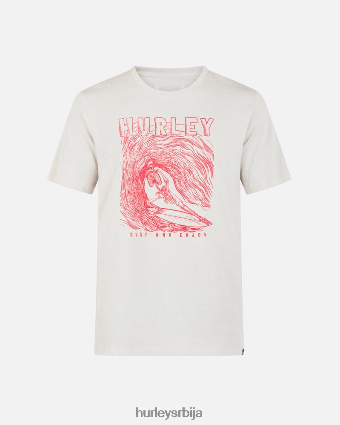 одећу ср Hurley мушкарци мајица кратких рукава за свакодневно сурфовање кост 46R66025