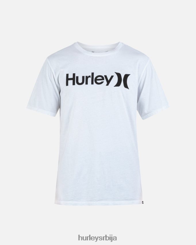 одећу ср Hurley мушкарци свакодневна једна и једина чврста мајица бео 46R660262