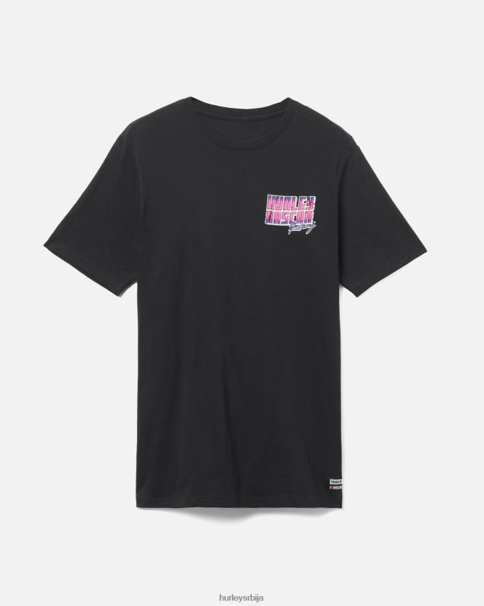 одећу ср Hurley мушкарци насцар к свакодневна брза мајица кратких рукава црн 46R660267