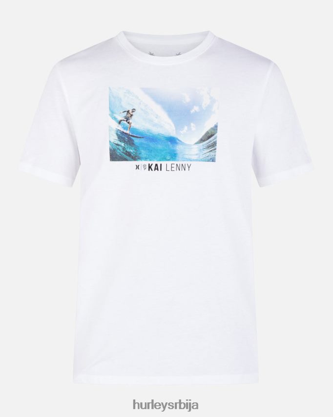 одећу ср Hurley мушкарци каи ленни к свакодневна мајица кратких рукава бео 46R660272
