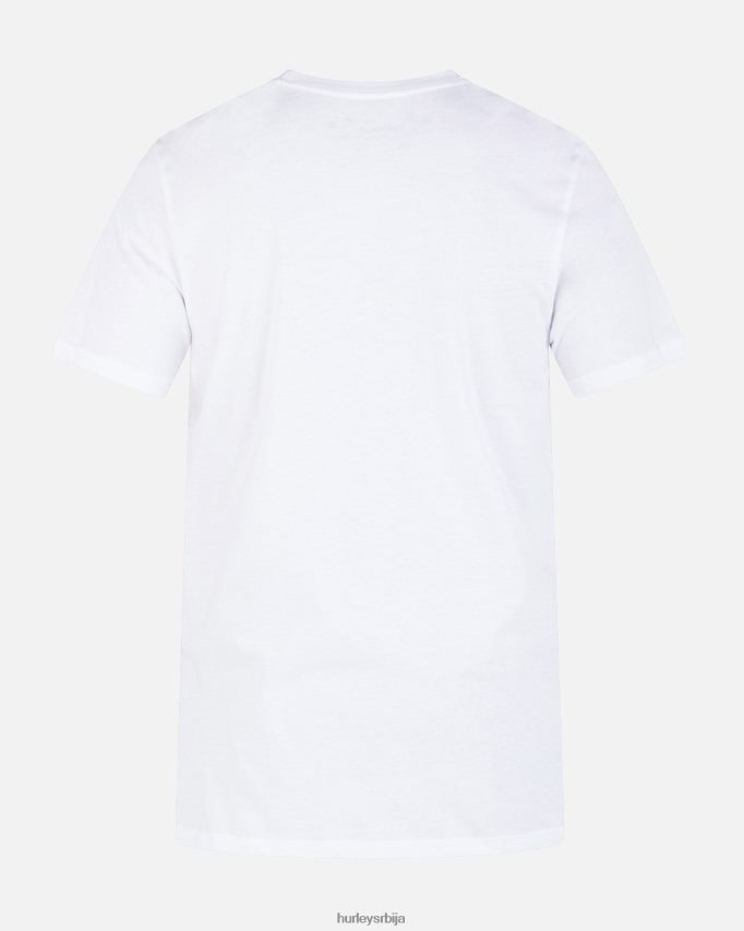 одећу ср Hurley мушкарци каи ленни к свакодневна мајица кратких рукава бео 46R660272