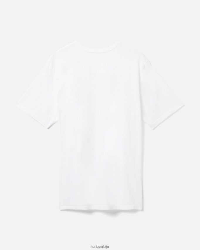 одећу ср Hurley мушкарци свакодневна једна и једина сц мајица бео 46R660286