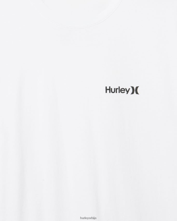 одећу ср Hurley мушкарци свакодневна једна и једина сц мајица бео 46R660286