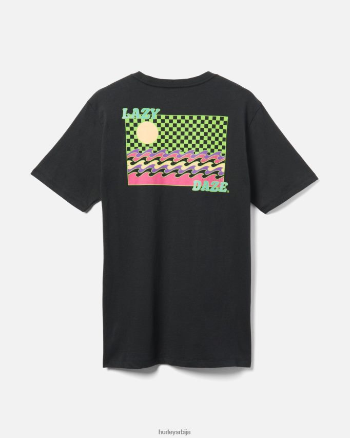 одећу ср Hurley мушкарци свакодневна мајица лењости црн 46R660299