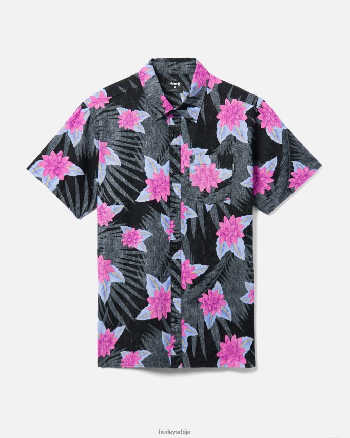 одећу ср Hurley мушкарци мајица од органског материјала на клин црн 46R660307