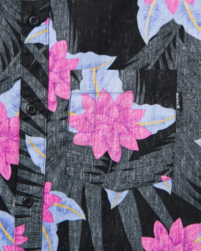 одећу ср Hurley мушкарци мајица од органског материјала на клин црн 46R660307