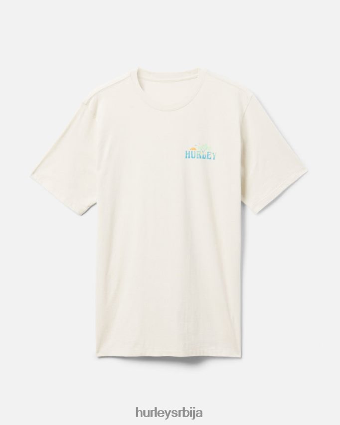 одећу ср Hurley мушкарци свакодневни дупли дланови кратких рукава кост 46R660310