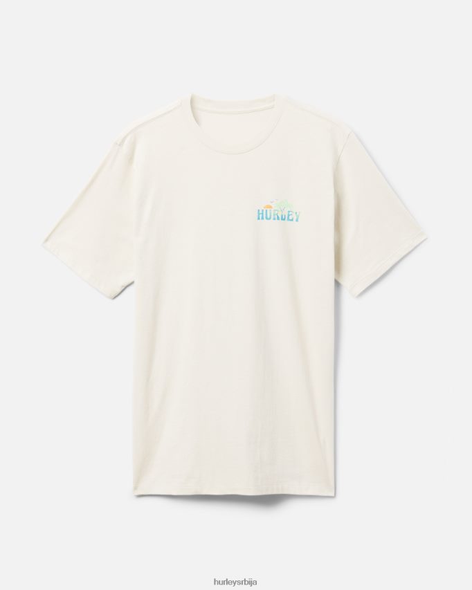 одећу ср Hurley мушкарци свакодневни дупли дланови кратких рукава кост 46R660310