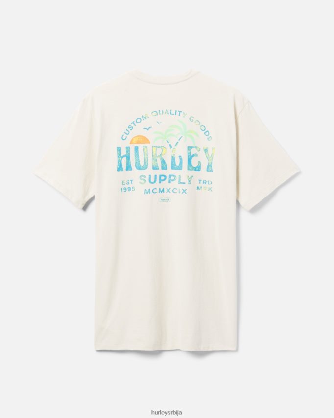 одећу ср Hurley мушкарци свакодневни дупли дланови кратких рукава кост 46R660310