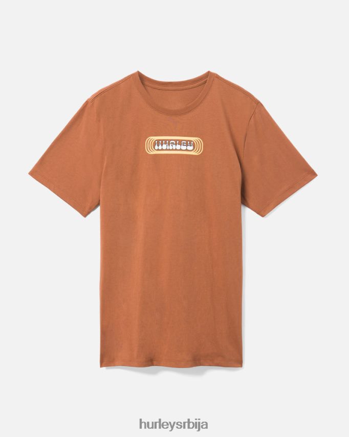 одећу ср Hurley мушкарци свакодневно истраживање изгубљеног квадрата кратких рукава сионска рђа 46R660320