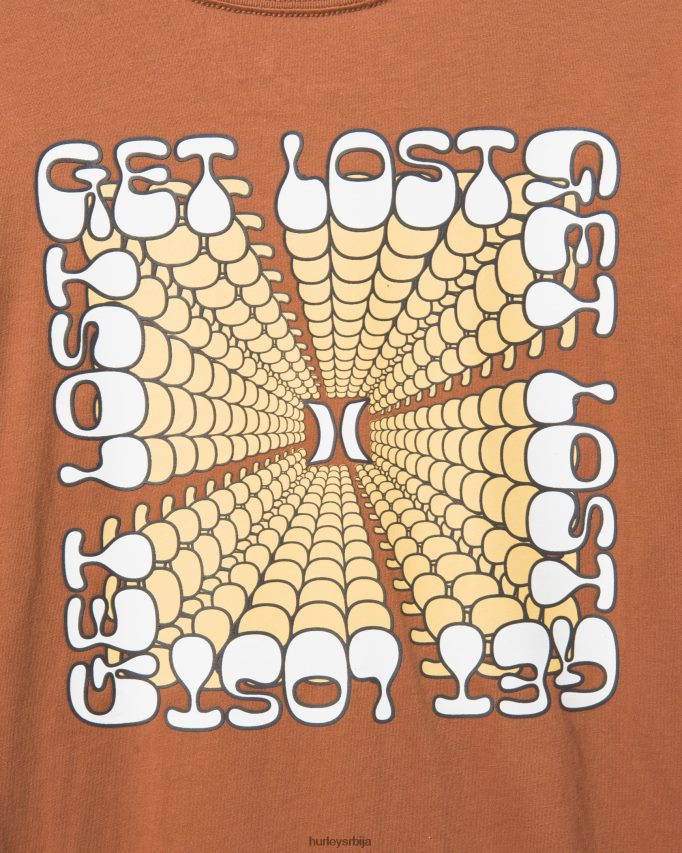 одећу ср Hurley мушкарци свакодневно истраживање изгубљеног квадрата кратких рукава сионска рђа 46R660320