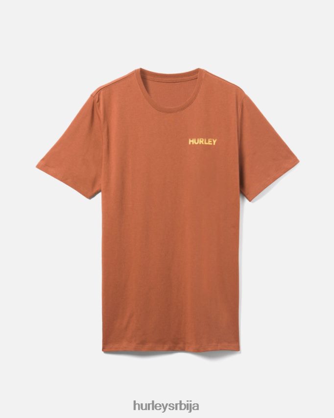 одећу ср Hurley мушкарци рефлектор кратких рукава за свакодневно истраживање сионска рђа 46R660330