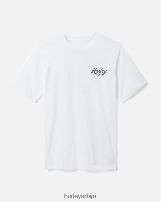 одећу ср Hurley мушкарци мајица за свакодневну култивацију бео 46R660339
