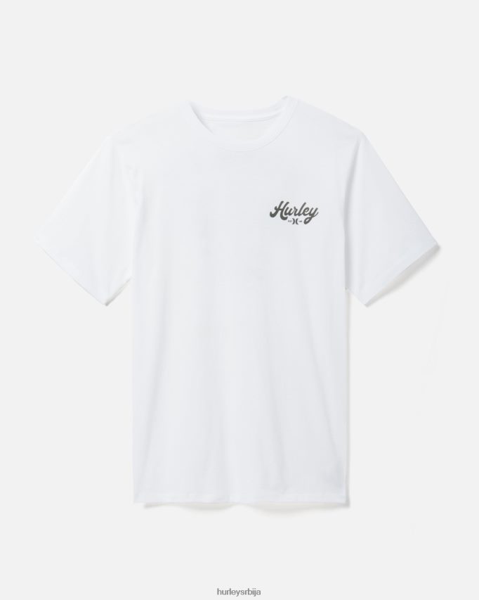 одећу ср Hurley мушкарци мајица за свакодневну култивацију бео 46R660339