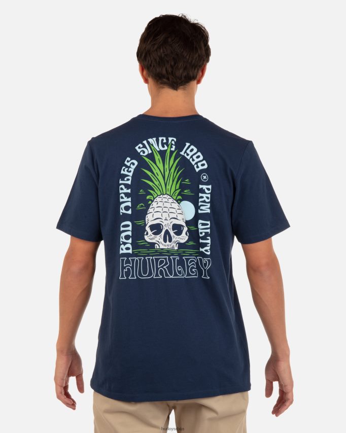 одећу ср Hurley мушкарци свакодневне лоше јабуке кратки рукав ноћна сила 46R660348