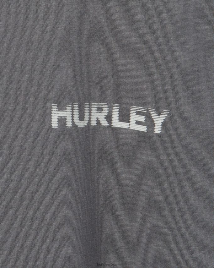 одећу ср Hurley мушкарци рефлектор кратких рукава за свакодневно истраживање јонско сива 46R660354