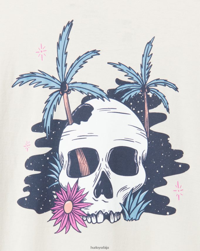 одећу ср Hurley мушкарци свакодневна смрт у рају кратких рукава кост 46R660356