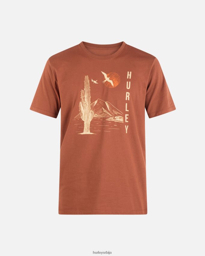 одећу ср Hurley мушкарци Свакодневно истражите време за ручак у снивој мајици сионска рђа 46R660358