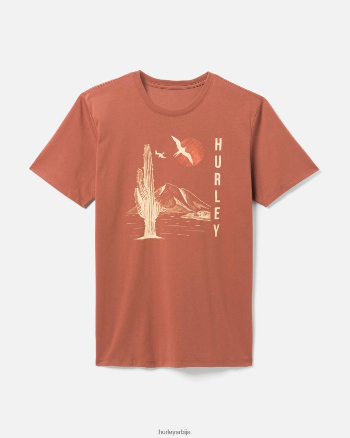 одећу ср Hurley мушкарци Свакодневно истражите време за ручак у снивој мајици сионска рђа 46R660358
