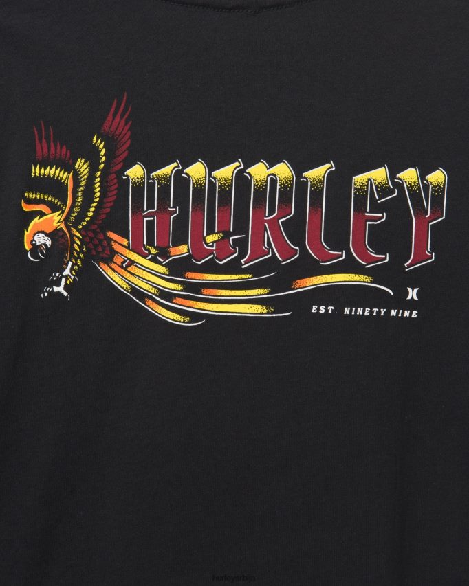 одећу ср Hurley мушкарци свакодневна мајица пиратског папагаја црн 46R660359