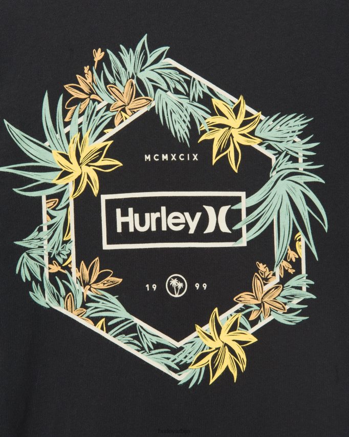 одећу ср Hurley мушкарци свакодневна џунглер мајица црн 46R660380