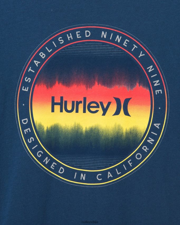 одећу ср Hurley мушкарци свакодневна мајица таласне дужине ноћна сила 46R660387
