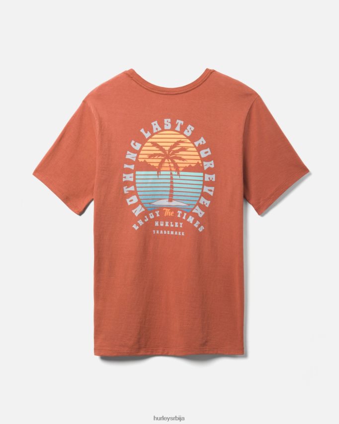 одећу ср Hurley мушкарци свакодневно ништа не траје вечно кратки рукав сионска рђа 46R660390