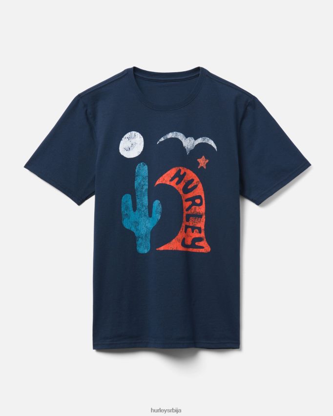 одећу ср Hurley мушкарци свакодневна рециклирана баја сур кратких рукава ноћна сила 46R660391