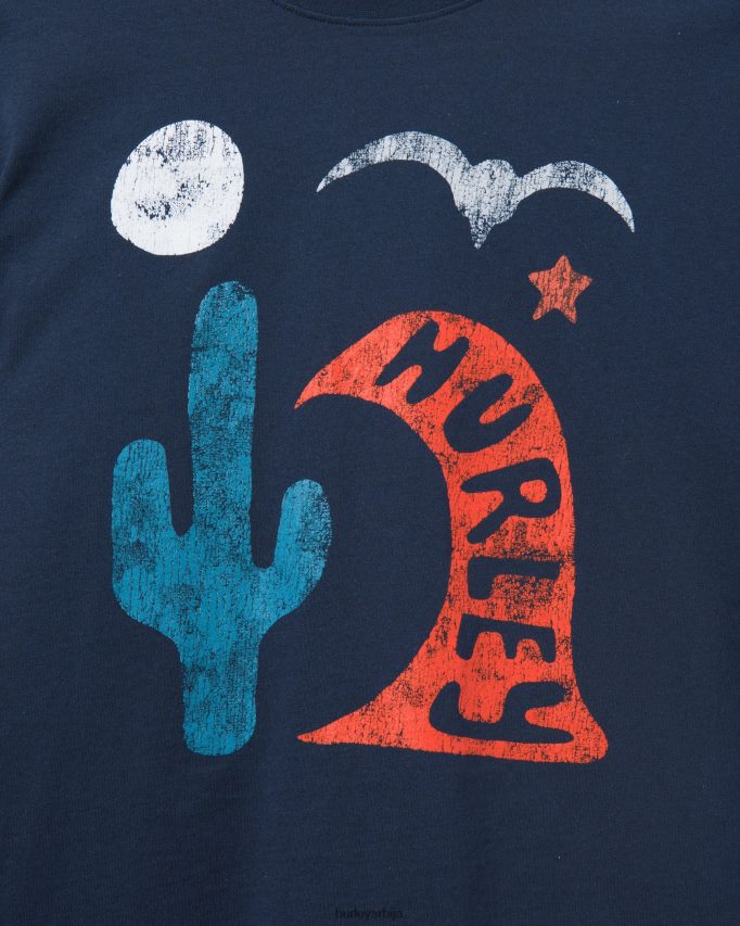 одећу ср Hurley мушкарци свакодневна рециклирана баја сур кратких рукава ноћна сила 46R660391