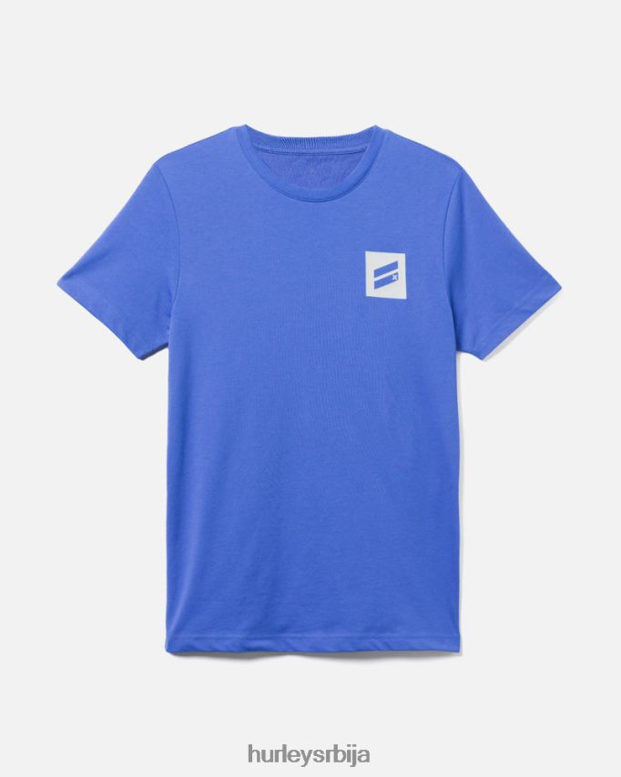 одећу ср Hurley мушкарци постоје боотцамп сува мајица кратких рукава за перформансе Плави 46R66047