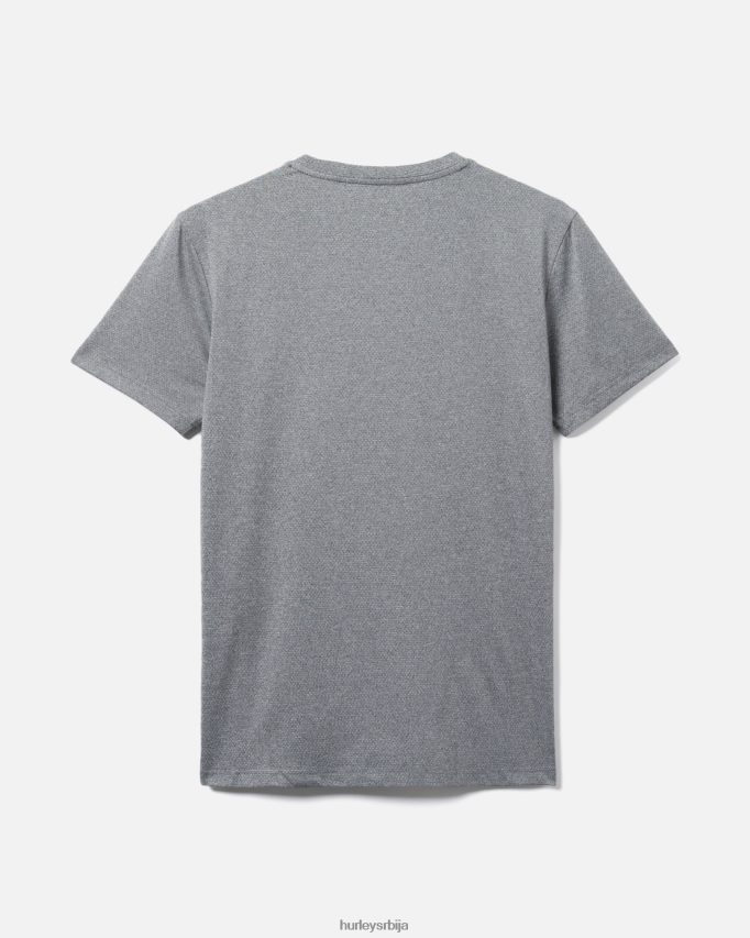 одећу ср Hurley мушкарци постоје мајица са кратким рукавима са кратким рукавима сива/црна 46R66053
